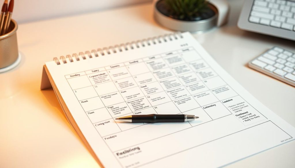 calendrier éditorial robuste