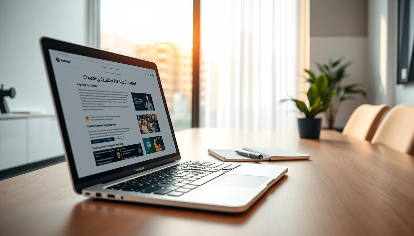 créer du contenu de qualité pour son site web