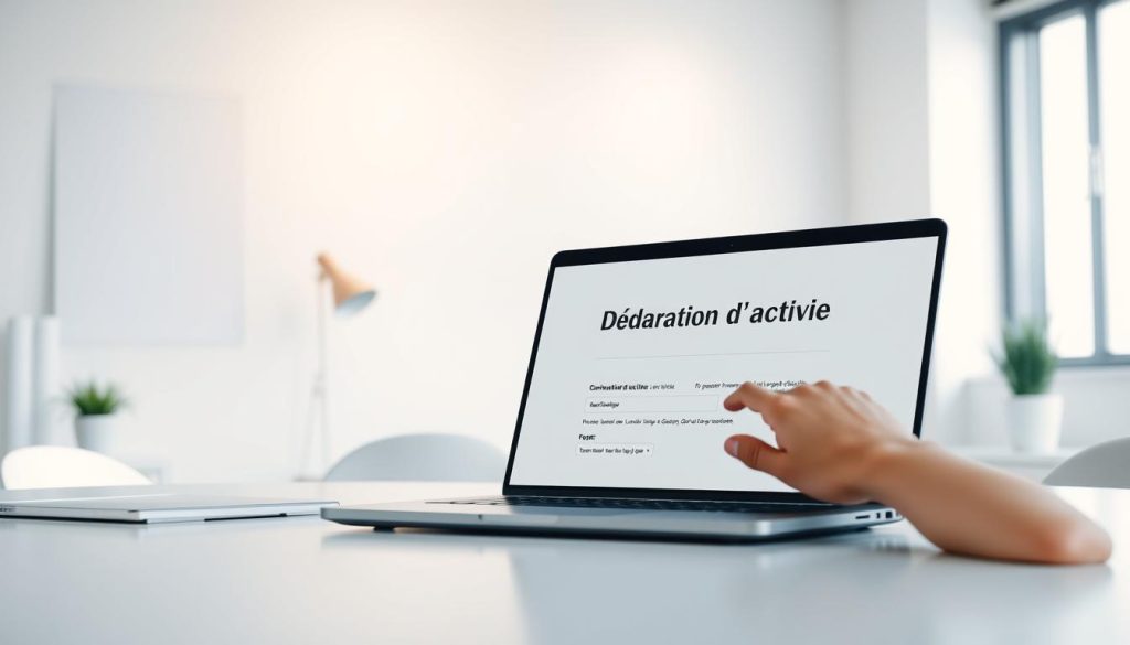 déclaration activité en ligne déclaration activité en ligne