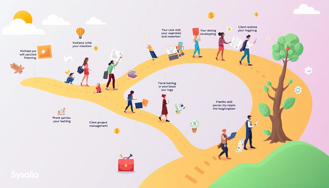 étapes pour devenir un freelance prospère